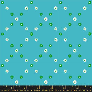 Ruby Star Society Melody Miller Best Day Ever Diamond Flowers Dark Turquoise