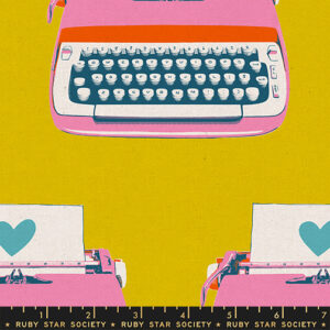 Ruby Star Society Melody Miller Best Day Ever Typewriters Canvas Golden Hour