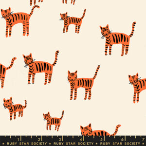 Ruby Star Society Alexia Marcelle Abegg Catnap Tiger Stripes Orange