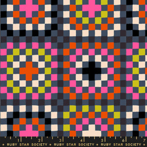 Ruby Star Society Alexia Marcelle Abegg Catnap Granny Square Rayon Black