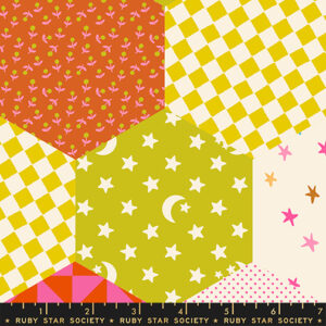 Ruby Star Society Alexia Marcelle Abegg 108" Quilt Back Catnap Flower Garden Posy