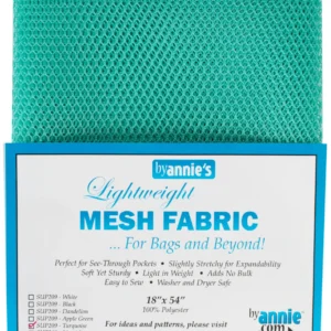 By Annie Lightweight Mesh Turquoise 18in x 54in
