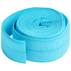 By Annie Fold-over Elastic 3/4in x yard Parrot Blue