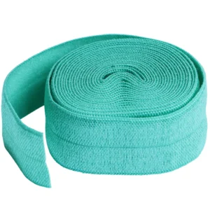 By Annie Fold-over Elastic 3/4in x yard Turquoise