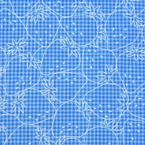 Kokka Picnic Strawberry Blue