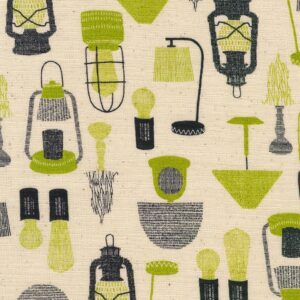 Robert Kaufman Fabrics Sevenberry Cotton Slub Lamps Asparagus