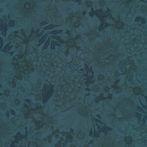 Robert Kaufman Fabrics Sevenberry Vintage Overdye Garden Navy