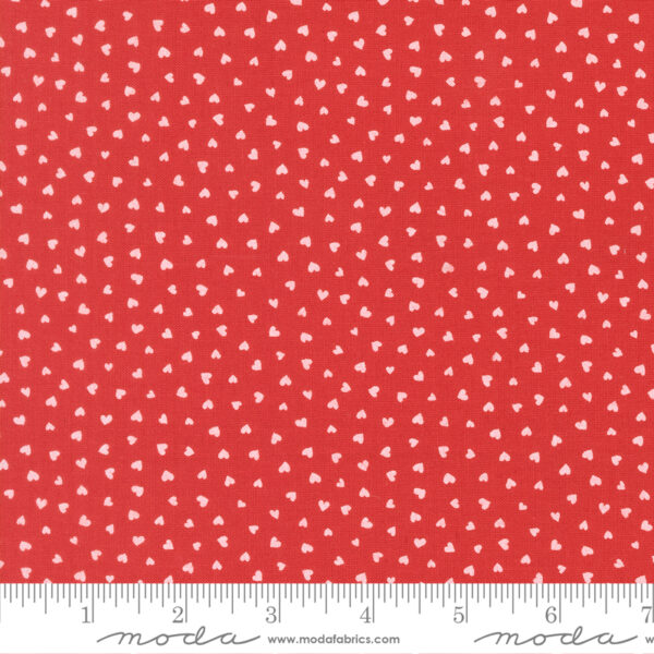 Moda Fabrics Lizzy House Funny Valentine Tiny Hearts Love