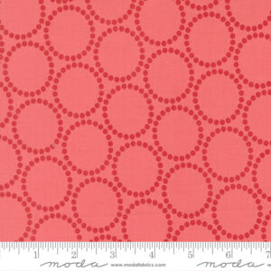 Moda Fabrics Lizzy House Funny Valentine Pearl Bracelets Coral