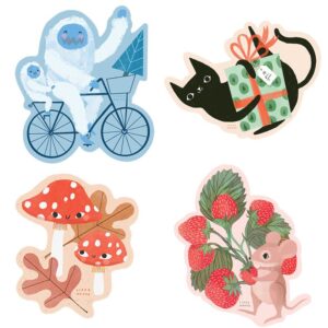 Moda Fabrics Lizzy House Tiny Christmas Sticker Set