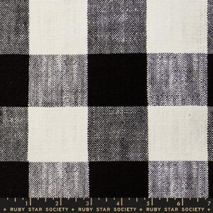 Ruby Star Rising - Alexia Marcelle Abegg Sunshine Toweling Checker Black