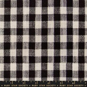 Ruby Star Rising - Alexia Marcelle Abegg Sunshine Toweling Small Checker Black