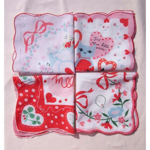 Moda Fabrics Lizzy House Funny Valentine Hankies Set 4 - Image 2
