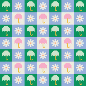 Pen + Paper Patterns Chance of Rain Spring Shower Quilt Kit