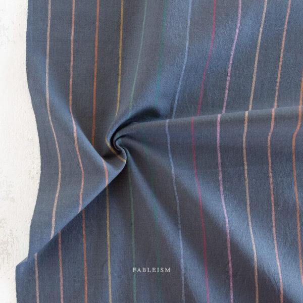 Fableism Lucky Loom Skinny Stripe Dark Rainbow - Image 2