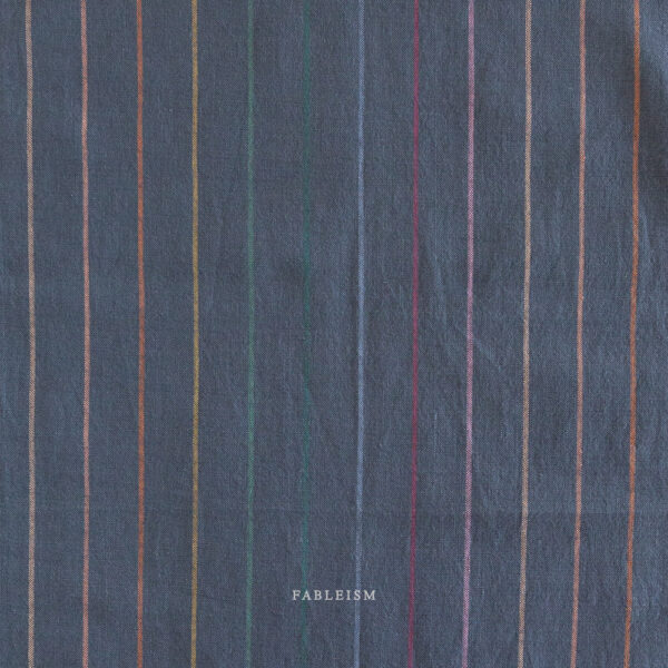 Fableism Lucky Loom Skinny Stripe Dark Rainbow