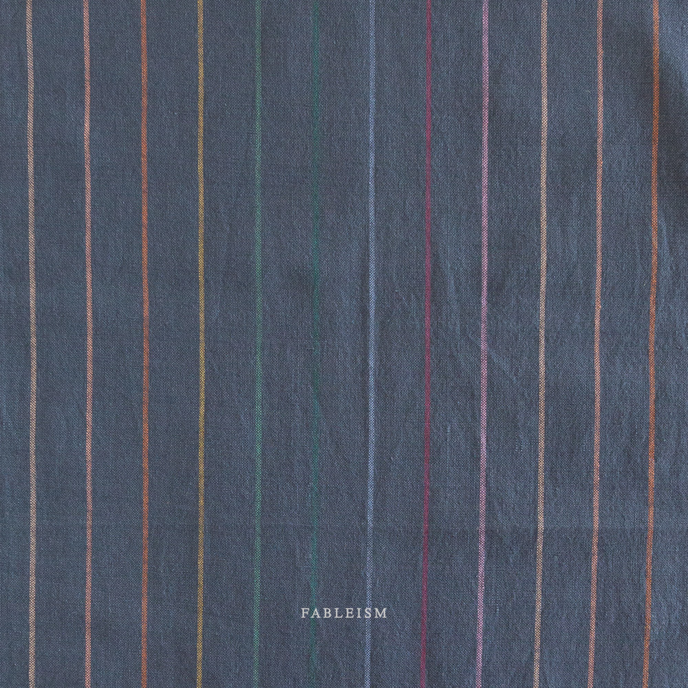 Fableism Lucky Loom Skinny Stripe Dark Rainbow