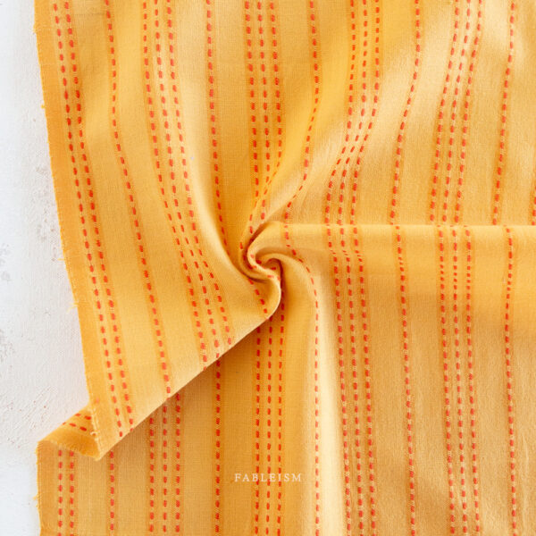 Fableism Lucky Loom Stitch Stripe Tumeric - Image 2