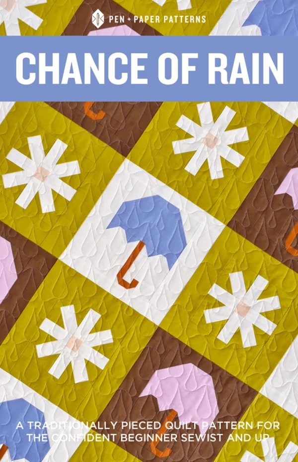 Pen + Paper Patterns Chance of Rain Heirloom Crush Quilt Kit - Image 2