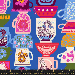 Ruby Star Society Sarah Watts Hello Alice Tea Party Blue Ribbon