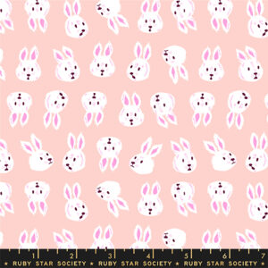 Ruby Star Society Sarah Watts Hello Alice Running Rabbit Vintage Pink