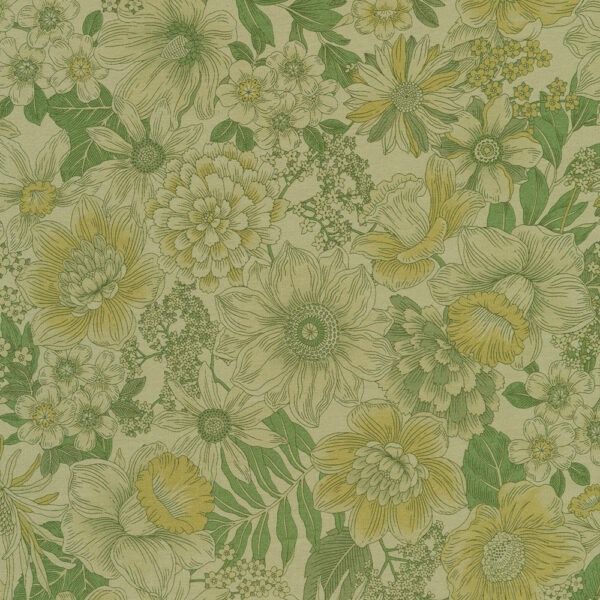 Robert Kaufman Fabrics Sevenberry Vintage Overdye Garden Sand