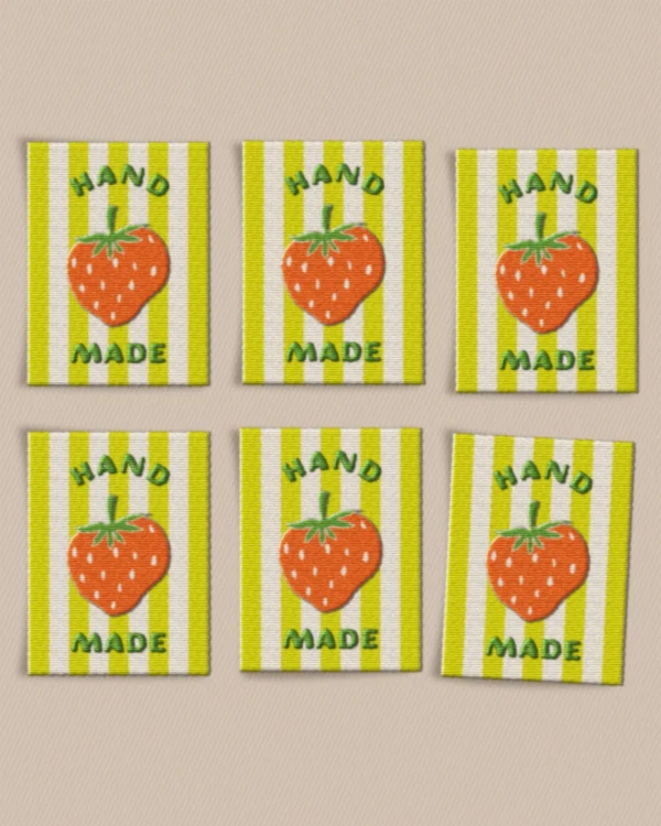 Matchy Matchy Sewing Club Strawberry Large Labels - Image 2