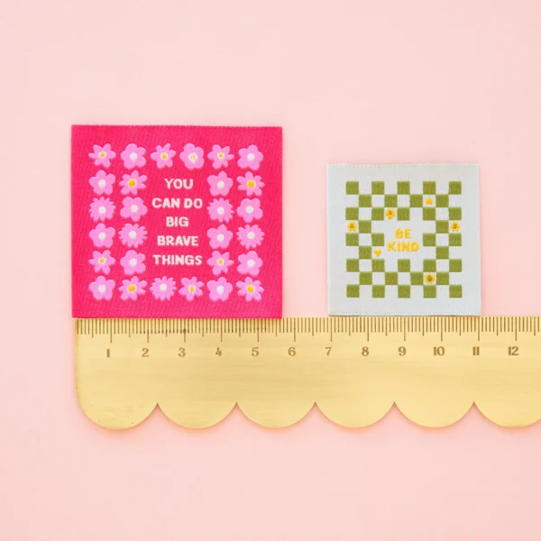 Sarah Hearts Joyful June Woven Labels - Image 3