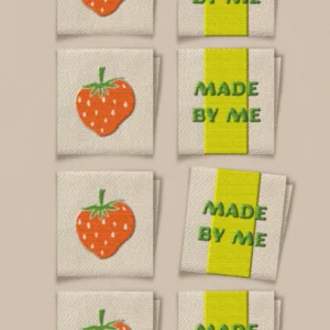 Matchy Matchy Sewing Club Made By Me Strawberry Labels
