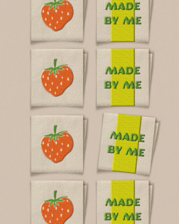 Matchy Matchy Sewing Club Made By Me Strawberry Labels