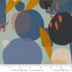 Moda Zen Chic Urban Whisper Mochi Linen Abstract Brushstrokes Sky
