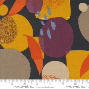 Moda Zen Chic Urban Whisper Mochi Linen Abstract Brushstrokes Navy