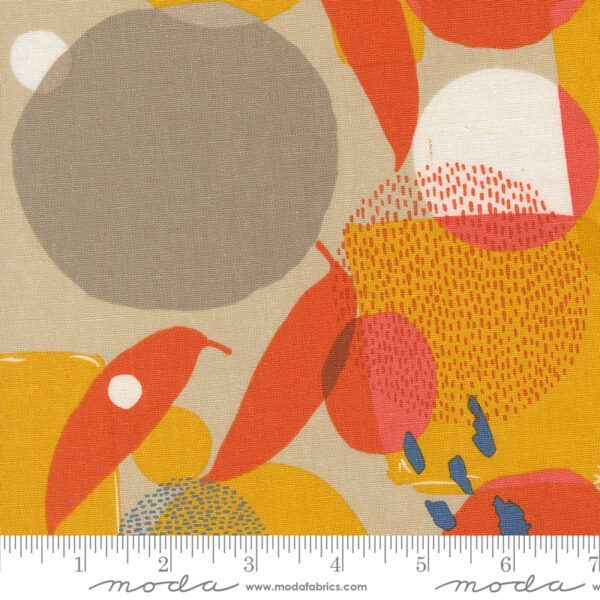 Moda Zen Chic Urban Whisper Mochi Linen Abstract Brushstrokes Stone