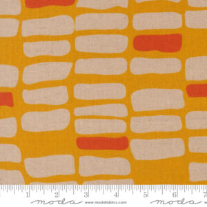 Moda Zen Chic Urban Whisper Mochi Linen Bricks Sunset