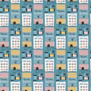 Poppie Cotton Sheri McCulley Granny's Sewing Room Sewing Notions Blue