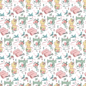 Poppie Cotton Sheri McCulley Granny's Sewing Room Sewing Room White