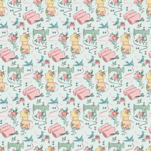 Poppie Cotton Sheri McCulley Granny's Sewing Room Sewing Room Blue