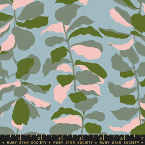 Ruby Star Rising Collaborative Calathea Fiddle Leaf Soft Blue (REMNANT)