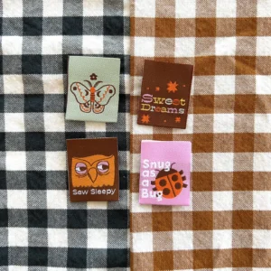 Cotton & Ochre Sleepy Head Woven Labels Pack