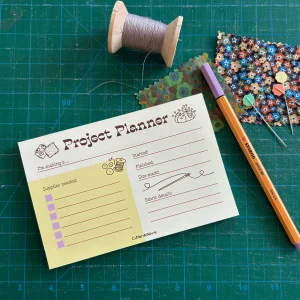 Cotton & Ochre Project Planner Notepad