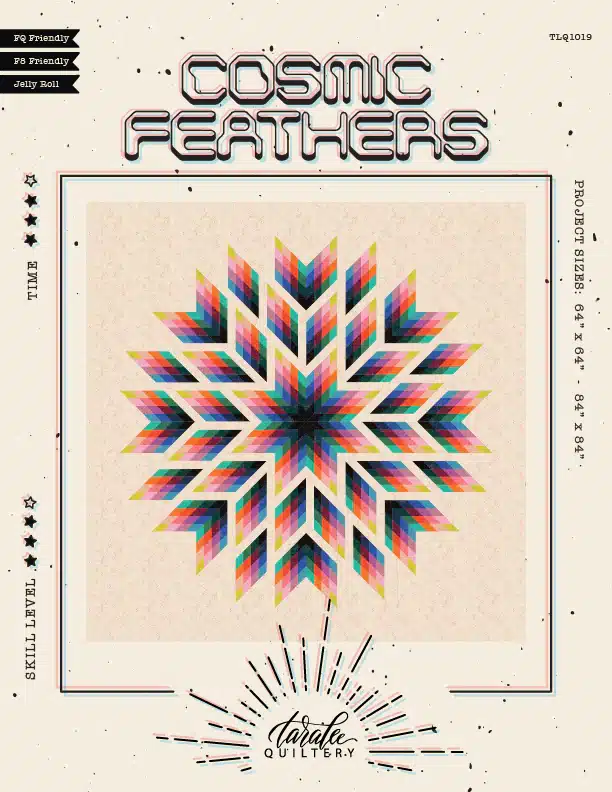 Taralee Quiltery Cosmic Feathers Pattern