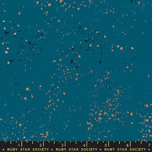 Ruby Star Society Rashida Coleman-Hale Speckled Canvas Teal