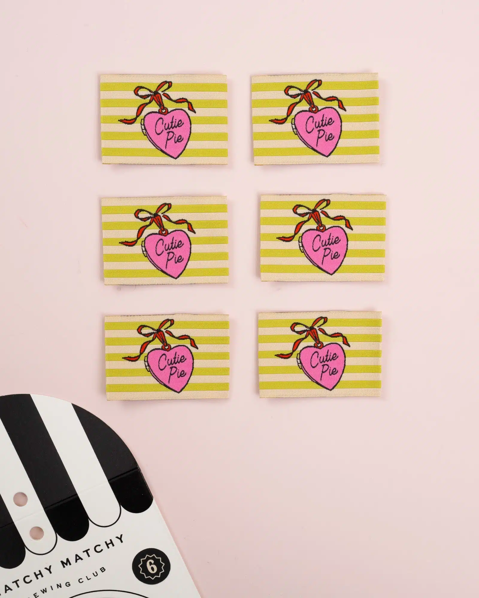 Matchy Matchy Sewing Club Cutie Pie Locket Large Labels