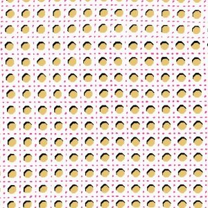 Cloud 9 Fabrics Vera Neumann Summer Sun Studio Caning White Gold
