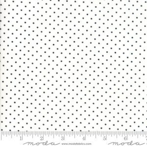 Moda Fabrics Essential Dots White (REMNANT)