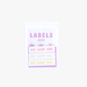 Kylie And The Machine Eat Sleep Sew Woven Labels