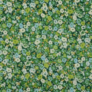 Kokka Flownny Secret Garden Cotton Lawn Green