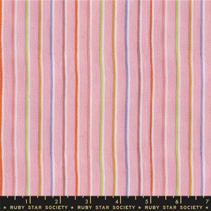Ruby Star Society Alexia Marcelle Abegg Warp & Weft Mystic Fable Sketch Stripe Twist Weave Rosebud