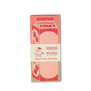 Bromstad Printing Co Strawberry Milk Risograph Notepad
