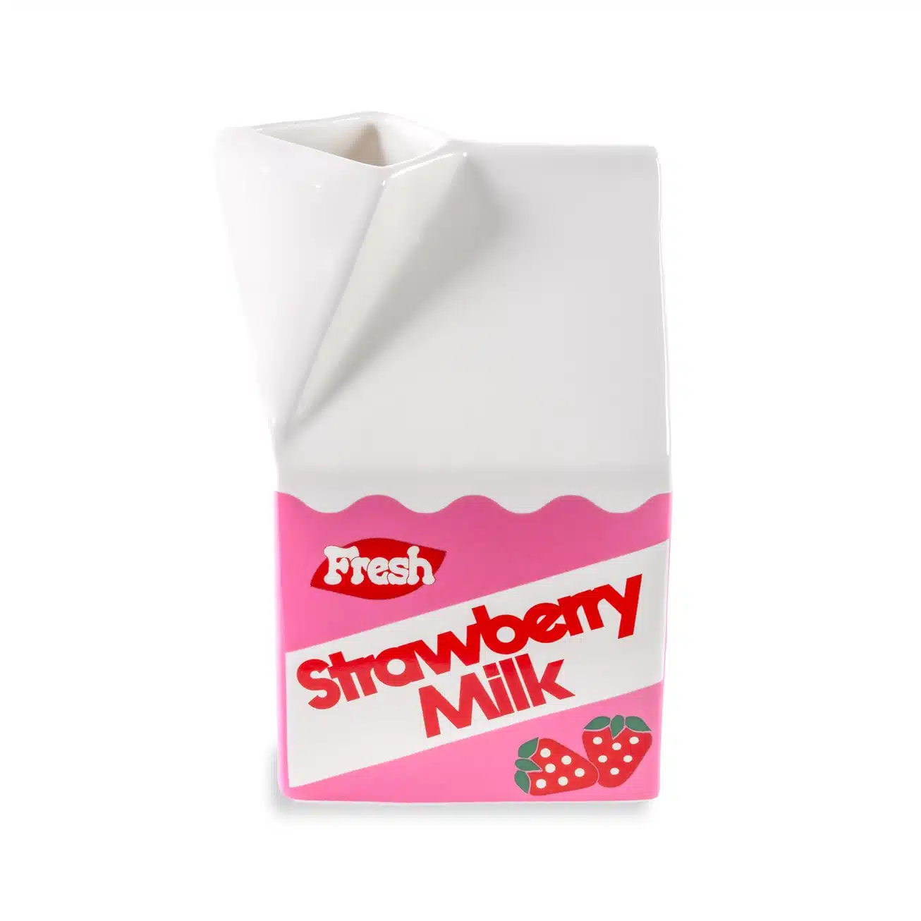 Ban.do Strawberry Milk Ceramic Vase